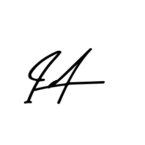 Create a beautiful signature design for name I A. With this signature (Asem Kandis PERSONAL USE) fonts, you can make a handwritten signature for free. I A signature style 9 images and pictures png