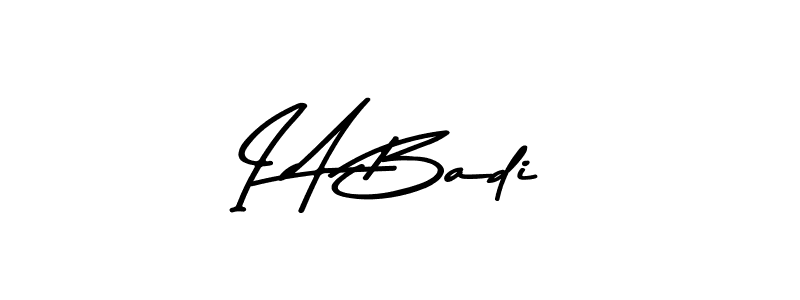 How to make I A Badi signature? Asem Kandis PERSONAL USE is a professional autograph style. Create handwritten signature for I A Badi name. I A Badi signature style 9 images and pictures png