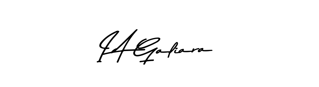 The best way (Asem Kandis PERSONAL USE) to make a short signature is to pick only two or three words in your name. The name I A Galiara include a total of six letters. For converting this name. I A Galiara signature style 9 images and pictures png