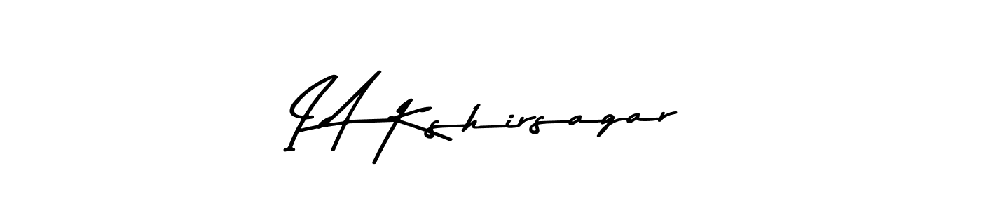 Use a signature maker to create a handwritten signature online. With this signature software, you can design (Asem Kandis PERSONAL USE) your own signature for name I A Kshirsagar. I A Kshirsagar signature style 9 images and pictures png