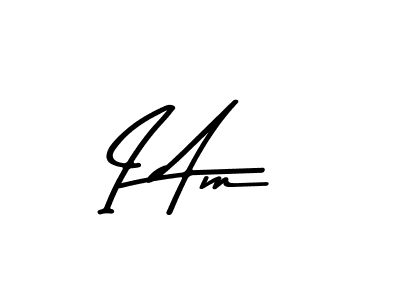 Create a beautiful signature design for name I Am. With this signature (Asem Kandis PERSONAL USE) fonts, you can make a handwritten signature for free. I Am signature style 9 images and pictures png