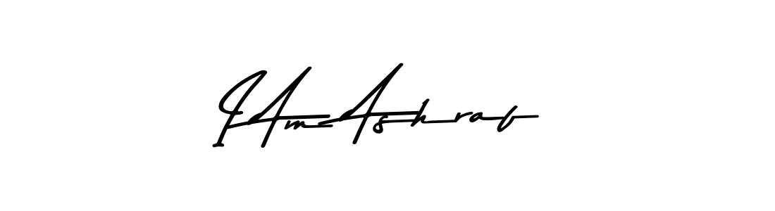 This is the best signature style for the I Am Ashraf name. Also you like these signature font (Asem Kandis PERSONAL USE). Mix name signature. I Am Ashraf signature style 9 images and pictures png