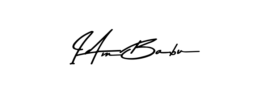 Similarly Asem Kandis PERSONAL USE is the best handwritten signature design. Signature creator online .You can use it as an online autograph creator for name I Am Babu. I Am Babu signature style 9 images and pictures png