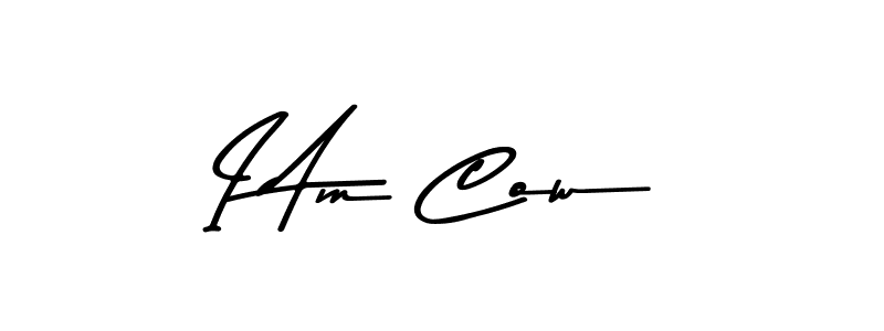 I Am Cow stylish signature style. Best Handwritten Sign (Asem Kandis PERSONAL USE) for my name. Handwritten Signature Collection Ideas for my name I Am Cow. I Am Cow signature style 9 images and pictures png