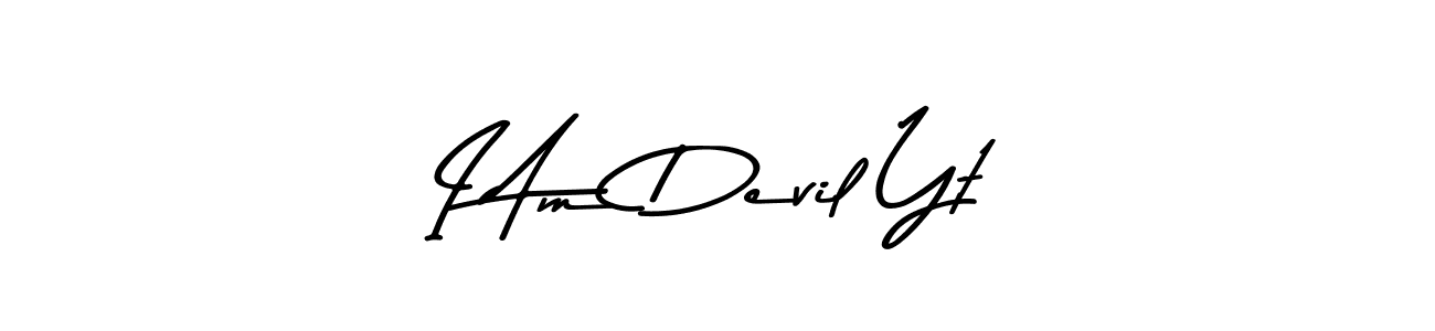 Also we have I Am Devil Yt name is the best signature style. Create professional handwritten signature collection using Asem Kandis PERSONAL USE autograph style. I Am Devil Yt signature style 9 images and pictures png