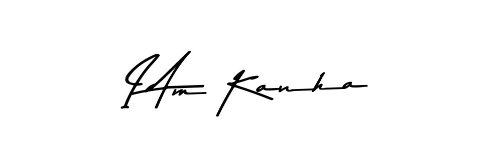 You should practise on your own different ways (Asem Kandis PERSONAL USE) to write your name (I Am Kanha) in signature. don't let someone else do it for you. I Am Kanha signature style 9 images and pictures png