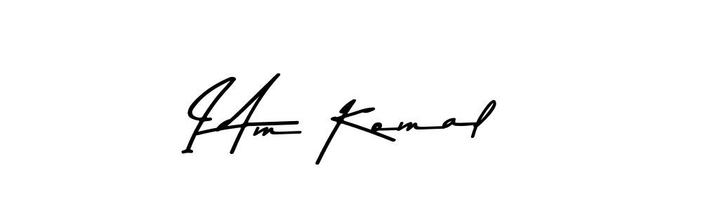 Asem Kandis PERSONAL USE is a professional signature style that is perfect for those who want to add a touch of class to their signature. It is also a great choice for those who want to make their signature more unique. Get I Am Komal name to fancy signature for free. I Am Komal signature style 9 images and pictures png