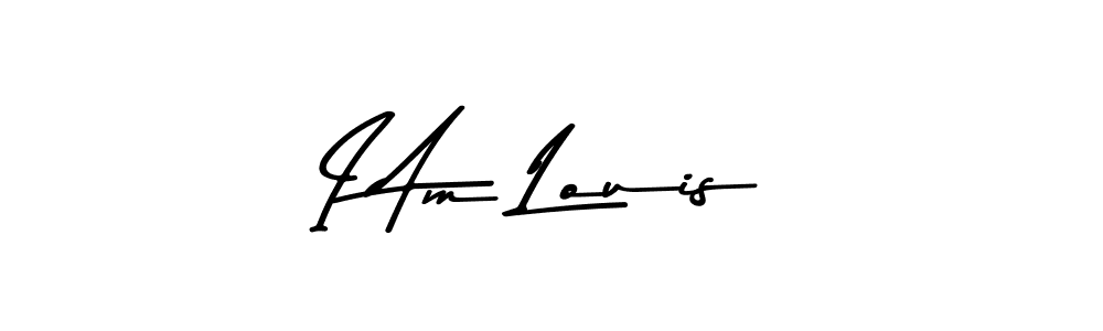 Make a beautiful signature design for name I Am Louis. With this signature (Asem Kandis PERSONAL USE) style, you can create a handwritten signature for free. I Am Louis signature style 9 images and pictures png