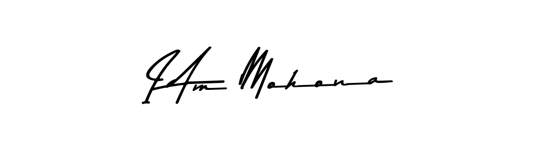 How to Draw I Am Mohona signature style? Asem Kandis PERSONAL USE is a latest design signature styles for name I Am Mohona. I Am Mohona signature style 9 images and pictures png