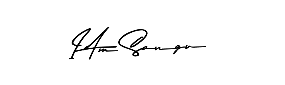 Design your own signature with our free online signature maker. With this signature software, you can create a handwritten (Asem Kandis PERSONAL USE) signature for name I Am Sangu. I Am Sangu signature style 9 images and pictures png