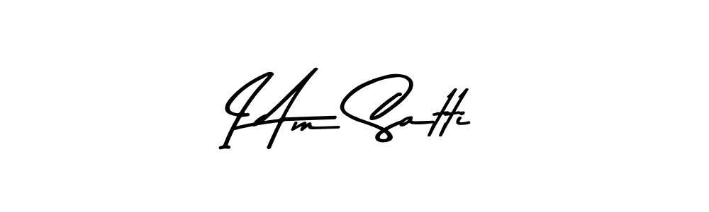 Asem Kandis PERSONAL USE is a professional signature style that is perfect for those who want to add a touch of class to their signature. It is also a great choice for those who want to make their signature more unique. Get I Am Satti name to fancy signature for free. I Am Satti signature style 9 images and pictures png