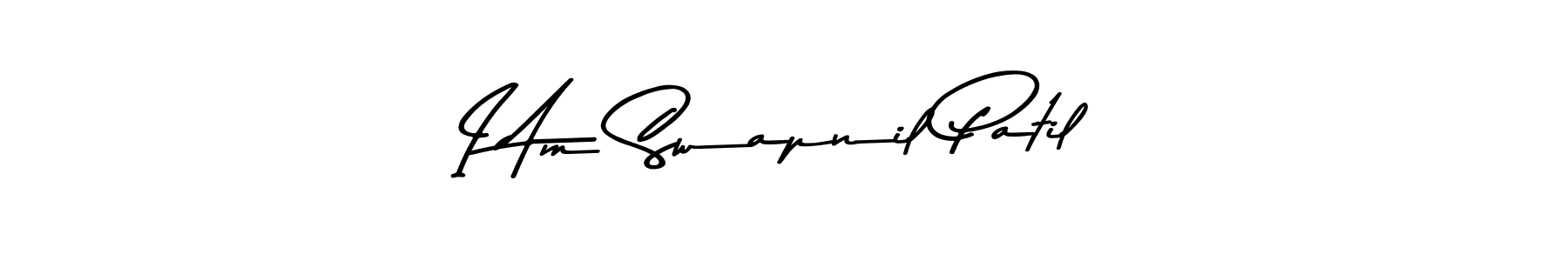 Design your own signature with our free online signature maker. With this signature software, you can create a handwritten (Asem Kandis PERSONAL USE) signature for name I Am Swapnil Patil. I Am Swapnil Patil signature style 9 images and pictures png