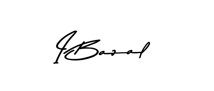 Design your own signature with our free online signature maker. With this signature software, you can create a handwritten (Asem Kandis PERSONAL USE) signature for name I Bazal. I Bazal signature style 9 images and pictures png