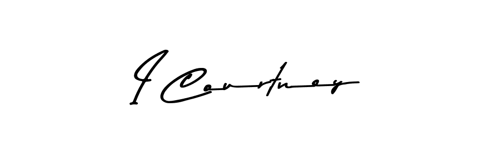 Also You can easily find your signature by using the search form. We will create I Courtney name handwritten signature images for you free of cost using Asem Kandis PERSONAL USE sign style. I Courtney signature style 9 images and pictures png
