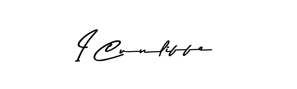 How to make I Cunliffe signature? Asem Kandis PERSONAL USE is a professional autograph style. Create handwritten signature for I Cunliffe name. I Cunliffe signature style 9 images and pictures png