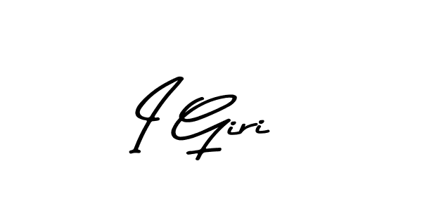 I Giri stylish signature style. Best Handwritten Sign (Asem Kandis PERSONAL USE) for my name. Handwritten Signature Collection Ideas for my name I Giri. I Giri signature style 9 images and pictures png