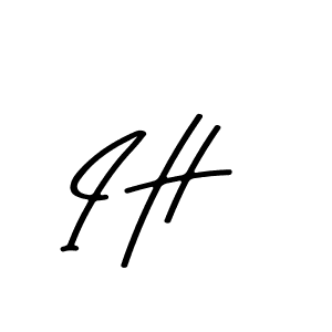 Make a beautiful signature design for name I H. Use this online signature maker to create a handwritten signature for free. I H signature style 9 images and pictures png