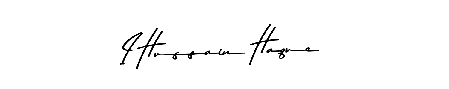 You can use this online signature creator to create a handwritten signature for the name I Hussain Haque. This is the best online autograph maker. I Hussain Haque signature style 9 images and pictures png