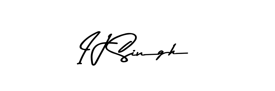 Use a signature maker to create a handwritten signature online. With this signature software, you can design (Asem Kandis PERSONAL USE) your own signature for name I J Singh. I J Singh signature style 9 images and pictures png