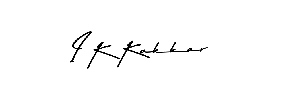 Asem Kandis PERSONAL USE is a professional signature style that is perfect for those who want to add a touch of class to their signature. It is also a great choice for those who want to make their signature more unique. Get I K Kakkar name to fancy signature for free. I K Kakkar signature style 9 images and pictures png