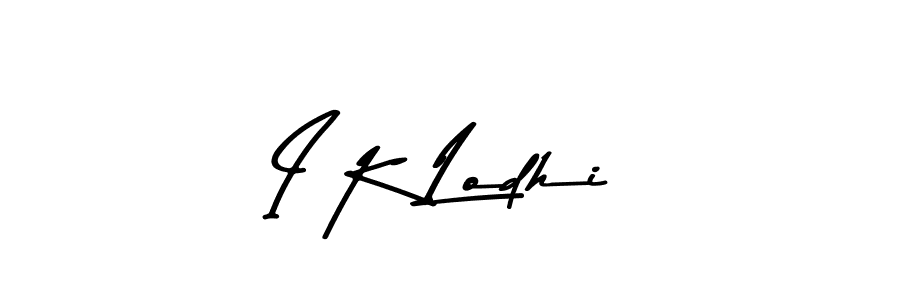 I K Lodhi stylish signature style. Best Handwritten Sign (Asem Kandis PERSONAL USE) for my name. Handwritten Signature Collection Ideas for my name I K Lodhi. I K Lodhi signature style 9 images and pictures png