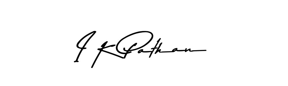 The best way (Asem Kandis PERSONAL USE) to make a short signature is to pick only two or three words in your name. The name I K Pathan include a total of six letters. For converting this name. I K Pathan signature style 9 images and pictures png