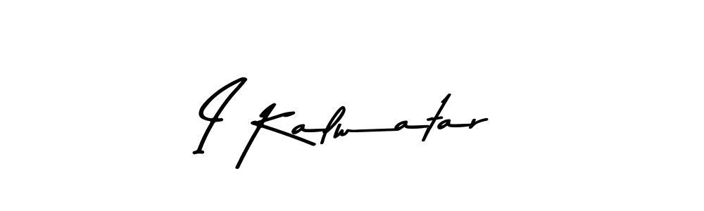 I Kalwatar stylish signature style. Best Handwritten Sign (Asem Kandis PERSONAL USE) for my name. Handwritten Signature Collection Ideas for my name I Kalwatar. I Kalwatar signature style 9 images and pictures png