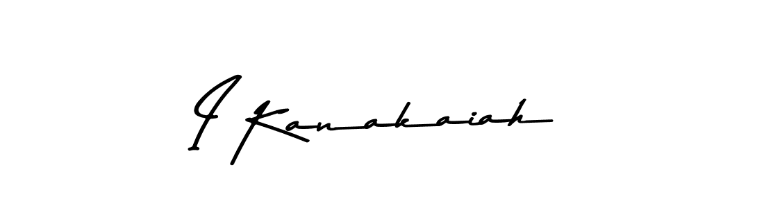 You should practise on your own different ways (Asem Kandis PERSONAL USE) to write your name (I Kanakaiah) in signature. don't let someone else do it for you. I Kanakaiah signature style 9 images and pictures png