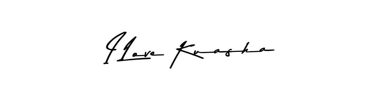 Make a beautiful signature design for name I Love Kuasha. Use this online signature maker to create a handwritten signature for free. I Love Kuasha signature style 9 images and pictures png