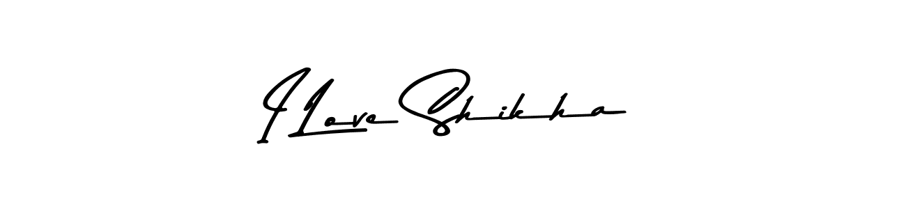 if you are searching for the best signature style for your name I Love Shikha. so please give up your signature search. here we have designed multiple signature styles  using Asem Kandis PERSONAL USE. I Love Shikha signature style 9 images and pictures png