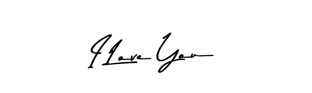 This is the best signature style for the I Love You name. Also you like these signature font (Asem Kandis PERSONAL USE). Mix name signature. I Love You signature style 9 images and pictures png