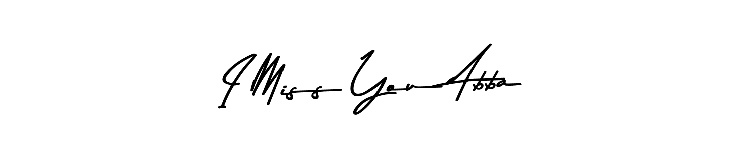 Here are the top 10 professional signature styles for the name I Miss You Abba. These are the best autograph styles you can use for your name. I Miss You Abba signature style 9 images and pictures png