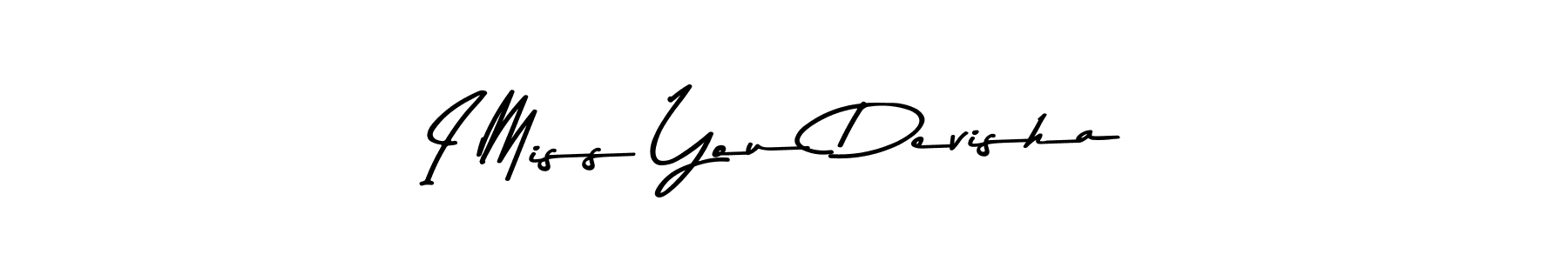 Also You can easily find your signature by using the search form. We will create I Miss You Devisha name handwritten signature images for you free of cost using Asem Kandis PERSONAL USE sign style. I Miss You Devisha signature style 9 images and pictures png