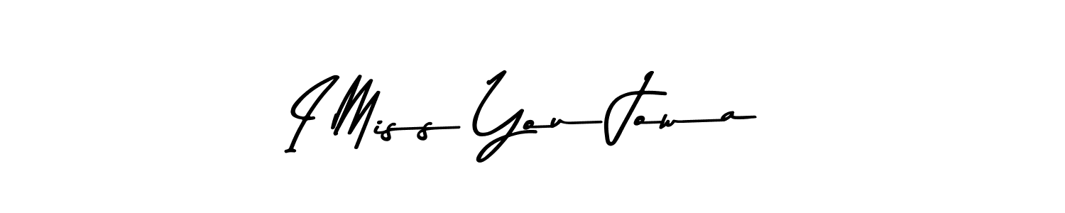 Similarly Asem Kandis PERSONAL USE is the best handwritten signature design. Signature creator online .You can use it as an online autograph creator for name I Miss You Jowa. I Miss You Jowa signature style 9 images and pictures png