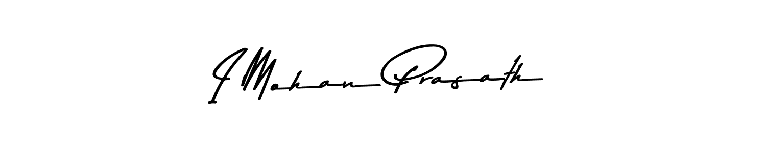 if you are searching for the best signature style for your name I Mohan Prasath. so please give up your signature search. here we have designed multiple signature styles  using Asem Kandis PERSONAL USE. I Mohan Prasath signature style 9 images and pictures png
