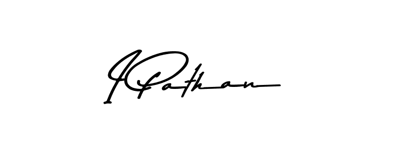 Create a beautiful signature design for name I Pathan. With this signature (Asem Kandis PERSONAL USE) fonts, you can make a handwritten signature for free. I Pathan signature style 9 images and pictures png