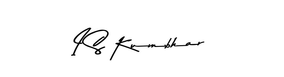 if you are searching for the best signature style for your name I S Kumbhar. so please give up your signature search. here we have designed multiple signature styles  using Asem Kandis PERSONAL USE. I S Kumbhar signature style 9 images and pictures png