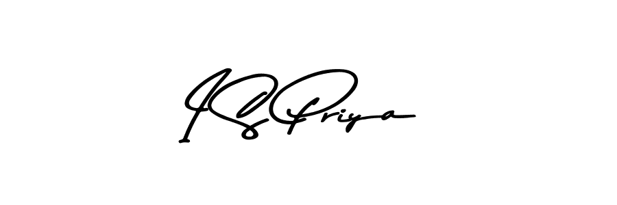 The best way (Asem Kandis PERSONAL USE) to make a short signature is to pick only two or three words in your name. The name I S Priya include a total of six letters. For converting this name. I S Priya signature style 9 images and pictures png