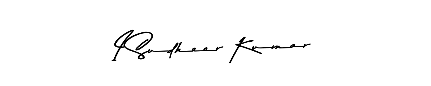 Make a short I Sudheer Kumar signature style. Manage your documents anywhere anytime using Asem Kandis PERSONAL USE. Create and add eSignatures, submit forms, share and send files easily. I Sudheer Kumar signature style 9 images and pictures png