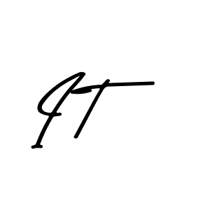 The best way (Asem Kandis PERSONAL USE) to make a short signature is to pick only two or three words in your name. The name I T include a total of six letters. For converting this name. I T signature style 9 images and pictures png
