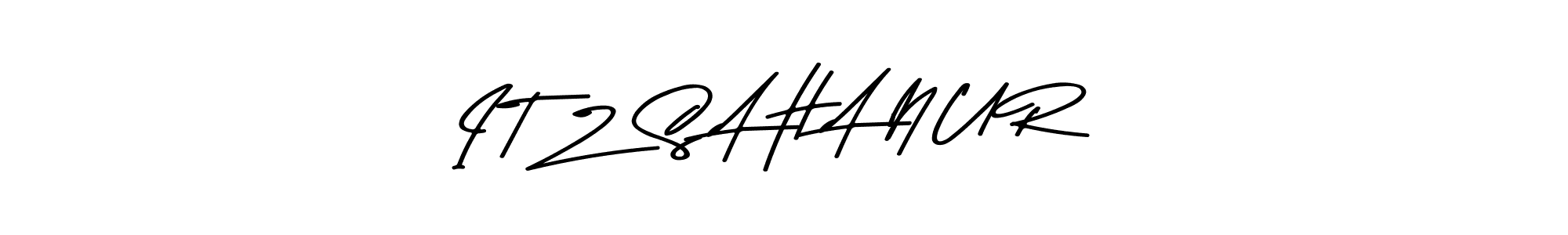 It looks lik you need a new signature style for name I T Z  S A H A N U R. Design unique handwritten (Asem Kandis PERSONAL USE) signature with our free signature maker in just a few clicks. I T Z  S A H A N U R signature style 9 images and pictures png