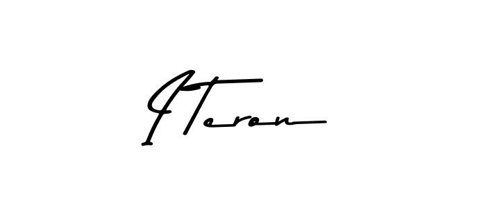 You should practise on your own different ways (Asem Kandis PERSONAL USE) to write your name (I Teron) in signature. don't let someone else do it for you. I Teron signature style 9 images and pictures png