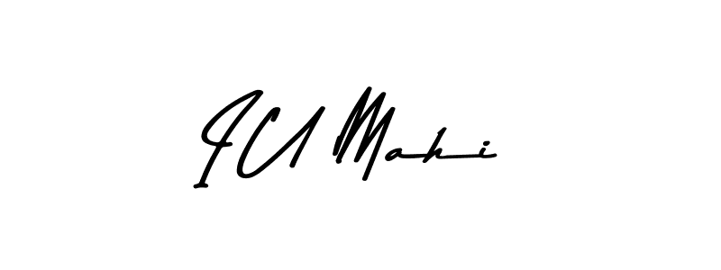 This is the best signature style for the I U Mahi name. Also you like these signature font (Asem Kandis PERSONAL USE). Mix name signature. I U Mahi signature style 9 images and pictures png