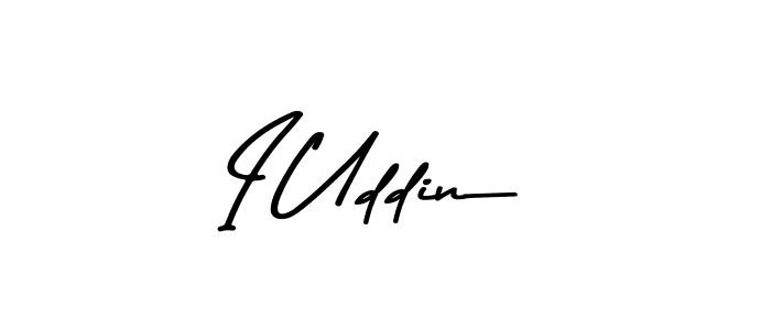 I Uddin stylish signature style. Best Handwritten Sign (Asem Kandis PERSONAL USE) for my name. Handwritten Signature Collection Ideas for my name I Uddin. I Uddin signature style 9 images and pictures png