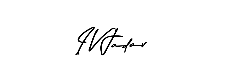 You can use this online signature creator to create a handwritten signature for the name I V Jadav. This is the best online autograph maker. I V Jadav signature style 9 images and pictures png