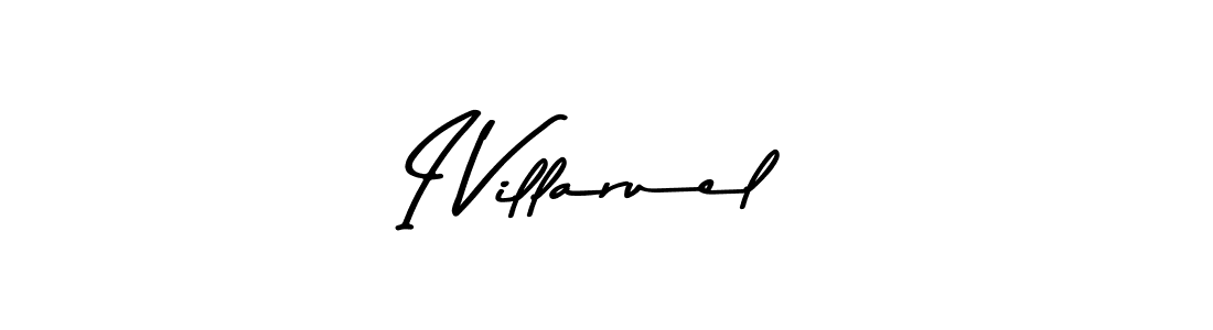 Similarly Asem Kandis PERSONAL USE is the best handwritten signature design. Signature creator online .You can use it as an online autograph creator for name I Villaruel. I Villaruel signature style 9 images and pictures png