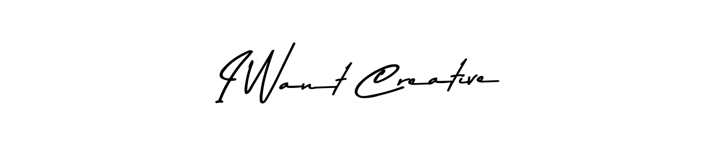 Design your own signature with our free online signature maker. With this signature software, you can create a handwritten (Asem Kandis PERSONAL USE) signature for name I Want Creative. I Want Creative signature style 9 images and pictures png