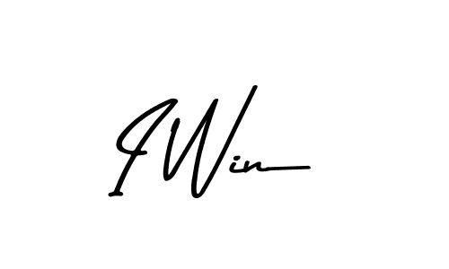 Use a signature maker to create a handwritten signature online. With this signature software, you can design (Asem Kandis PERSONAL USE) your own signature for name I Win. I Win signature style 9 images and pictures png