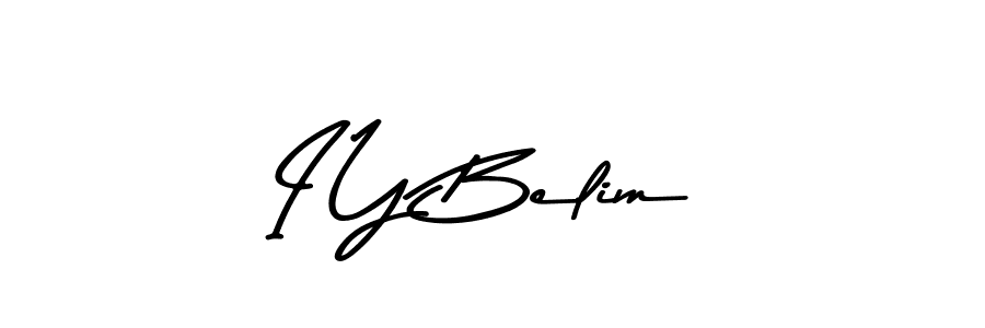 Also we have I Y Belim name is the best signature style. Create professional handwritten signature collection using Asem Kandis PERSONAL USE autograph style. I Y Belim signature style 9 images and pictures png