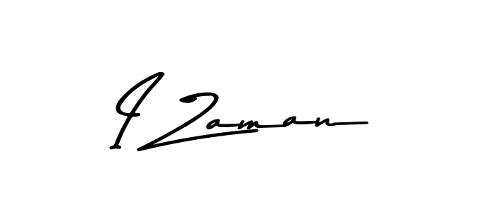 Use a signature maker to create a handwritten signature online. With this signature software, you can design (Asem Kandis PERSONAL USE) your own signature for name I Zaman. I Zaman signature style 9 images and pictures png